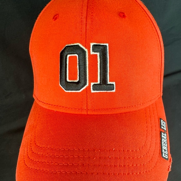 General Lee Hat Cooter’s Garage 01 Embroidered Distressed Cap L/XL - Picture 2 of 9